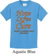 Kids Leukemia Cancer Hope Love Cure Youth T-shirt