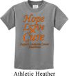 Kids Leukemia Cancer Hope Love Cure Youth T-shirt