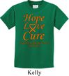 Kids Leukemia Cancer Hope Love Cure Youth T-shirt