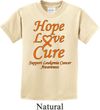 Kids Leukemia Cancer Hope Love Cure Youth T-shirt