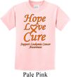 Kids Leukemia Cancer Hope Love Cure Youth T-shirt