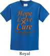 Kids Leukemia Cancer Hope Love Cure Youth T-shirt