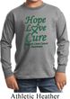Kids Liver Cancer Hope Love Cure Youth Long Sleeve
