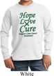 Kids Liver Cancer Hope Love Cure Youth Long Sleeve