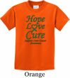 Kids Liver Cancer Hope Love Cure Youth T-shirt
