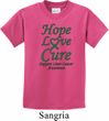 Kids Liver Cancer Hope Love Cure Youth T-shirt