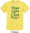 Kids Liver Cancer Hope Love Cure Youth T-shirt