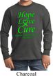 Kids Lymphoma Cancer Hope Love Cure Youth Long Sleeve