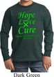 Kids Lymphoma Cancer Hope Love Cure Youth Long Sleeve