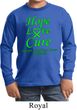 Kids Lymphoma Cancer Hope Love Cure Youth Long Sleeve