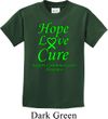 Kids Lymphoma Cancer Hope Love Cure Youth T-shirt