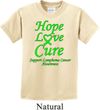 Kids Lymphoma Cancer Hope Love Cure Youth T-shirt