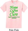 Kids Lymphoma Cancer Hope Love Cure Youth T-shirt