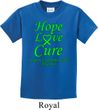 Kids Lymphoma Cancer Hope Love Cure Youth T-shirt