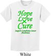Kids Lymphoma Cancer Hope Love Cure Youth T-shirt