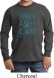 Kids Ovarian Cancer Hope Love Cure Youth Long Sleeve