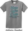 Kids Ovarian Cancer Hope Love Cure Youth T-shirt