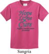 Kids Ovarian Cancer Hope Love Cure Youth T-shirt