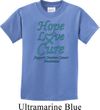 Kids Ovarian Cancer Hope Love Cure Youth T-shirt