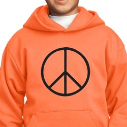 Kids Peace Hoodie Basic Peace Black Hoody