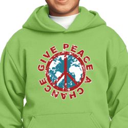 Kids Peace Hoodie Give Peace a Chance Hoody