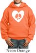 Kids Peace Hoodie Hippie Heart Peace Youth Hoody