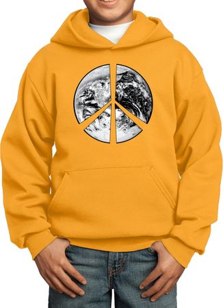 Kids Peace Hoodie Peace Earth Hoody