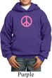 Kids Peace Hoodie Pink Peace Hoody