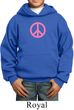 Kids Peace Hoodie Pink Peace Hoody