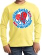 Kids Peace Shirt All You Need is Love Long Sleeve Tee T-Shirt