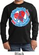 Kids Peace Shirt All You Need is Love Long Sleeve Tee T-Shirt