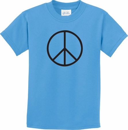 Kids Peace Shirt Basic Peace Black Tee T-Shirt