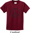 Kids Peace Shirt Basic Peace Black Tee T-Shirt