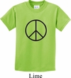 Kids Peace Shirt Basic Peace Black Tee T-Shirt