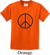Kids Peace Shirt Basic Peace Black Tee T-Shirt