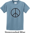 Kids Peace Shirt Basic Peace Black Tee T-Shirt