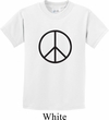 Kids Peace Shirt Basic Peace Black Tee T-Shirt