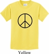 Kids Peace Shirt Basic Peace Black Tee T-Shirt