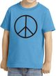 Kids Peace Shirt Basic Peace Black Toddler Tee T-Shirt