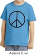 Kids Peace Shirt Basic Peace Black Toddler Tee T-Shirt