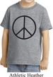 Kids Peace Shirt Basic Peace Black Toddler Tee T-Shirt