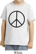Kids Peace Shirt Basic Peace Black Toddler Tee T-Shirt