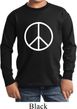 Kids Peace Shirt Basic Peace White Long Sleeve Tee T-Shirt