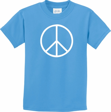 Kids Peace Shirt Basic Peace White Tee T-Shirt