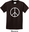 Kids Peace Shirt Basic Peace White Tee T-Shirt