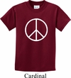 Kids Peace Shirt Basic Peace White Tee T-Shirt