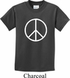 Kids Peace Shirt Basic Peace White Tee T-Shirt