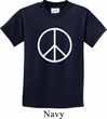 Kids Peace Shirt Basic Peace White Tee T-Shirt