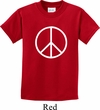 Kids Peace Shirt Basic Peace White Tee T-Shirt