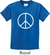 Kids Peace Shirt Basic Peace White Tee T-Shirt
